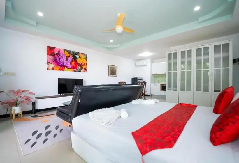 Standard-huone Puutarhanäkymä, ฺbaan Waru Seaview Villa
