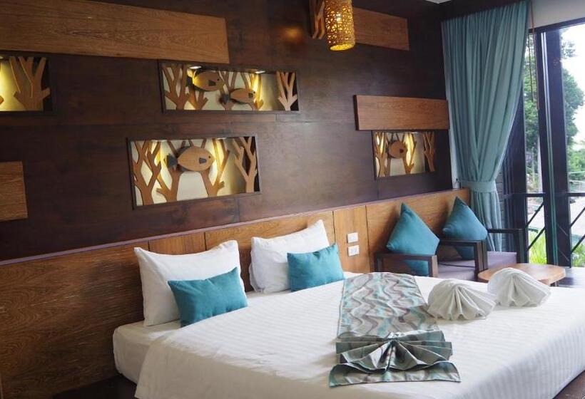 اتاق لوکس با چشم‌انداز باغ, Chaokoh Phi Phi Hotel And Resort  Sha Extra Plus