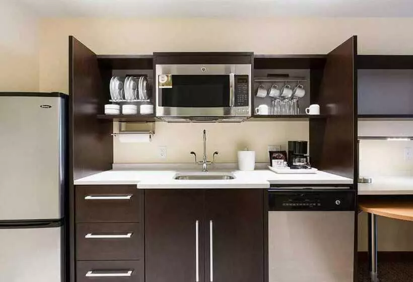ダブルベッドのスタンダードスタジオ, Home2 Suites By Hilton Anchorage/midtown