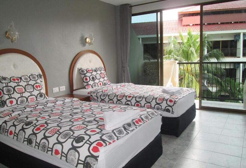 غرفة قياسية مزوَّدة بشُرفة, Pineapple Guesthouse