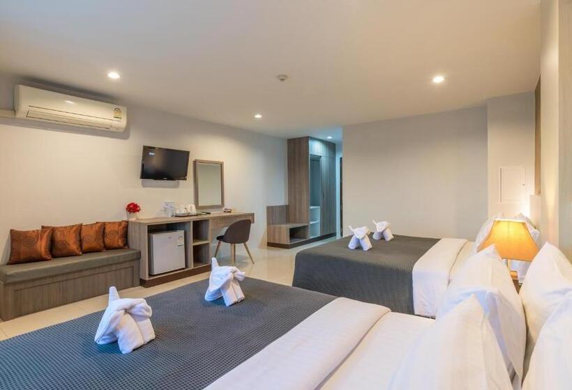 غرفة قياسية رباعية, Lada Krabi Residence Hotel   Sha Plus