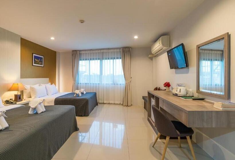 غرفة قياسية رباعية, Lada Krabi Residence Hotel   Sha Plus