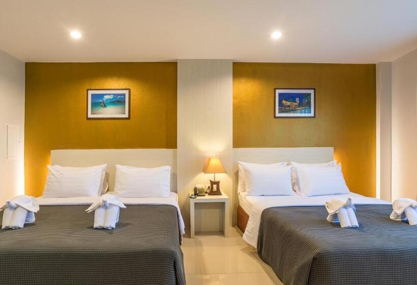 غرفة قياسية رباعية, Lada Krabi Residence Hotel   Sha Plus