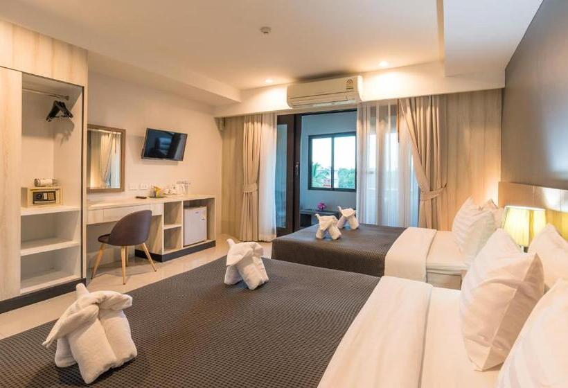 غرفة قياسية رباعية, Lada Krabi Residence Hotel   Sha Plus