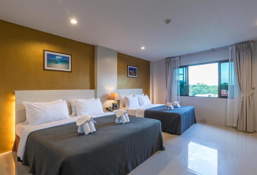 غرفة قياسية رباعية, Lada Krabi Residence Hotel   Sha Plus