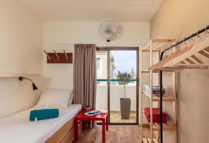 싱글 기본 룸 공용 욕실, Stay Rhodes Hostel & Bar