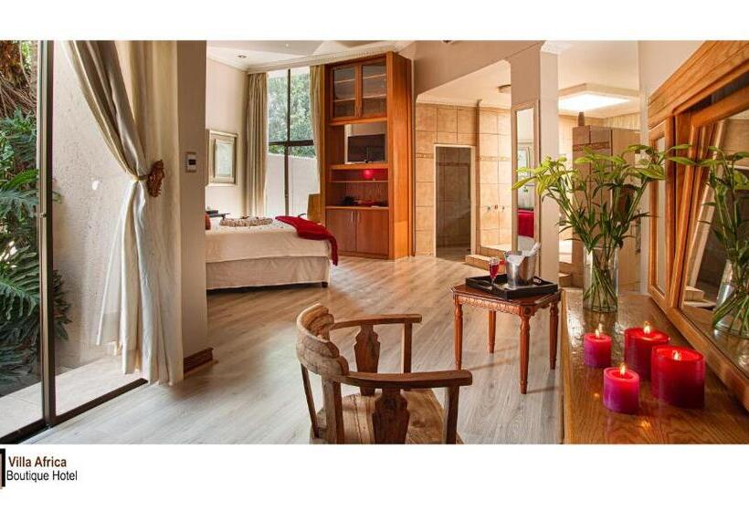 プールの見えるデラックスルーム, Villa Africa Boutique Hotel & Spa