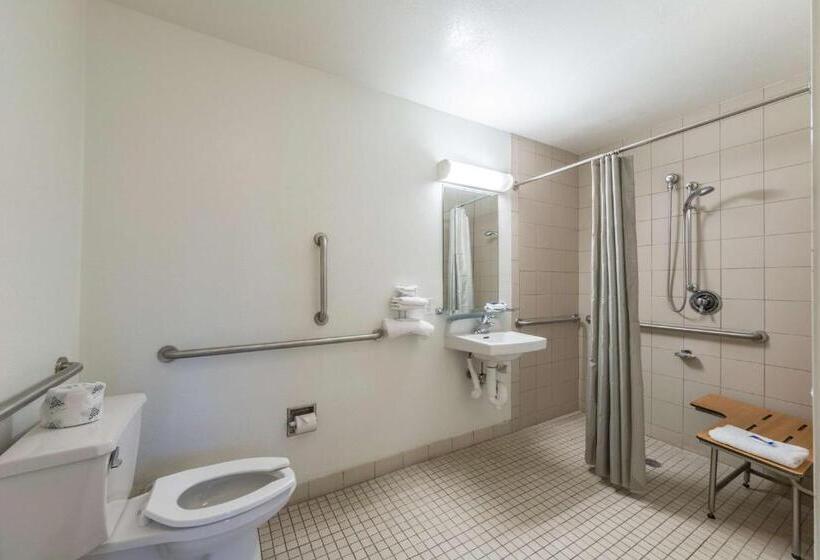 חדר סטנדרט מותאם לאדם עם מוגבלויות, Motel 6victoria, Tx