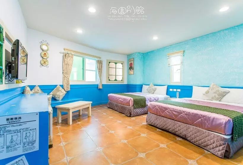 اتاق استاندارد چهار تخته, 墾丁海園別館hai Yuan Inn
