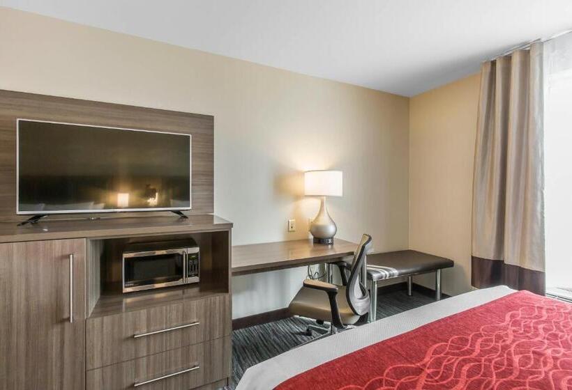 キングサイズベッドのスタンダードルーム, Comfort Inn & Suites Airport North