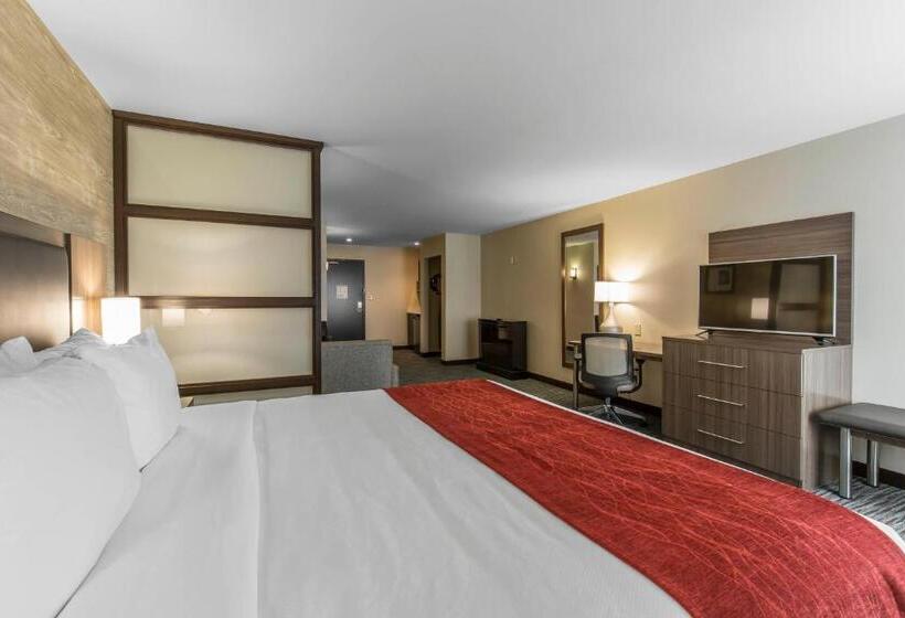 キングサイズベッドのスイートルーム, Comfort Inn & Suites Airport North