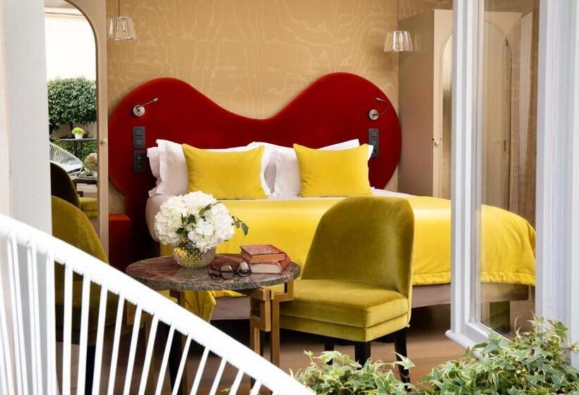 带露台的豪华间, Monsieur & Spa