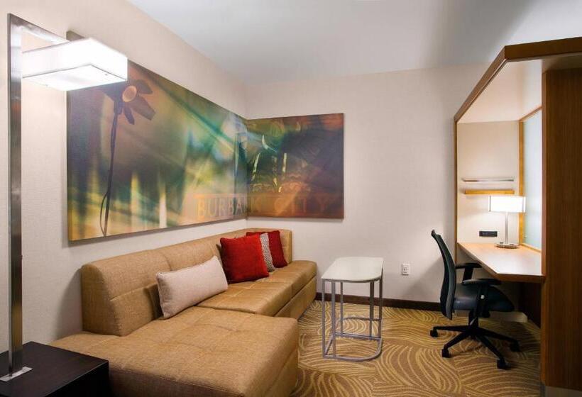 标准工作室带泳池景, Springhill Suites By Marriott Los Angeles Burbank/downtown