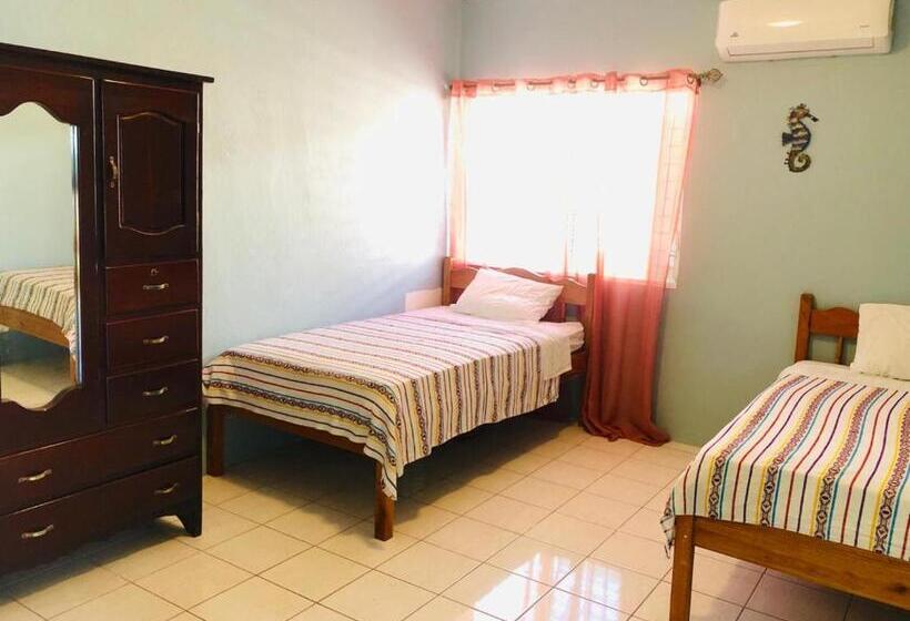 شقة غرفة واحدة مطلة على البحر, Sandbar Beachfront Hostel & Restaurant