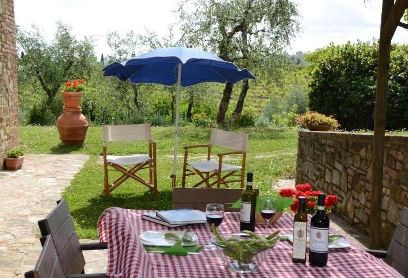 آپارتمان 1 خوابه با چشم‌انداز استخر, Agriturismo Rigone In Chianti