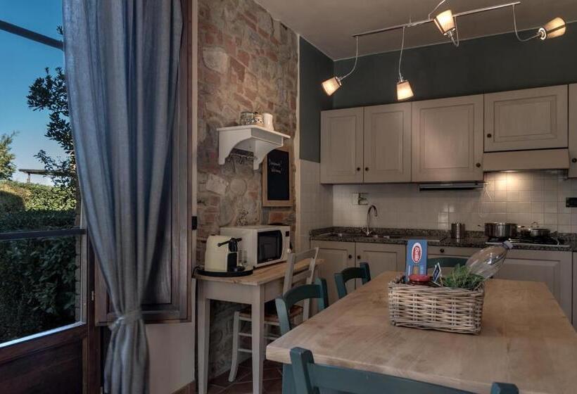 آپارتمان 1 خوابه با چشم‌انداز استخر, Agriturismo Rigone In Chianti