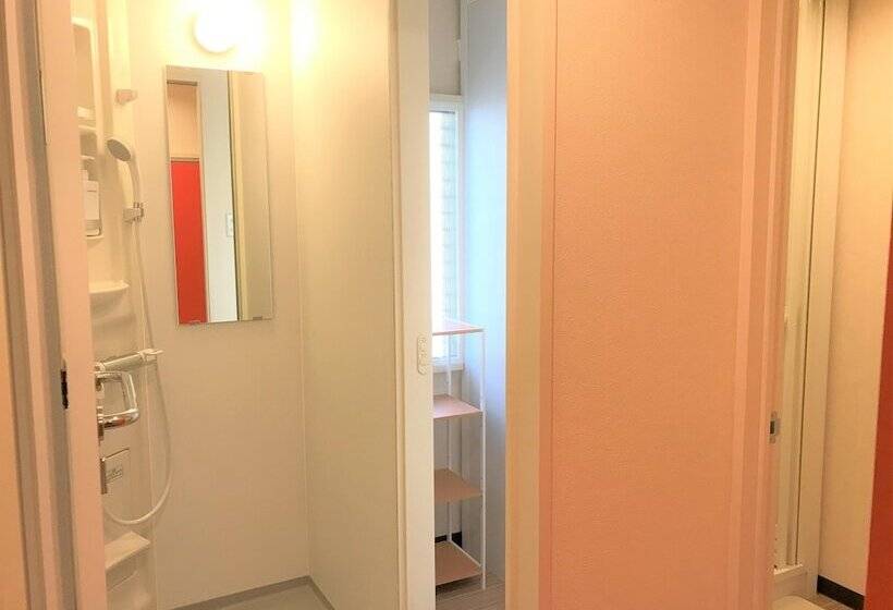 اتاق چهار تخته با دستشویی مشترک, K S House Kanazawa  Travelers Hostel