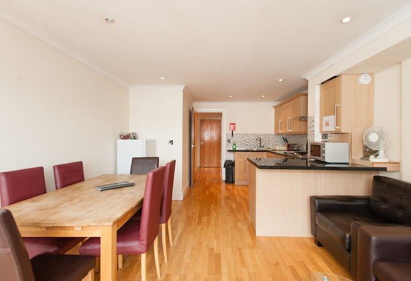 דירת פנטהאוז 2 חדרי שינה, London Serviced Apartments
