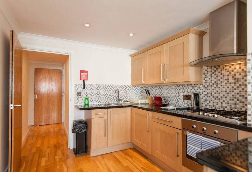 דירת פנטהאוז 2 חדרי שינה, London Serviced Apartments