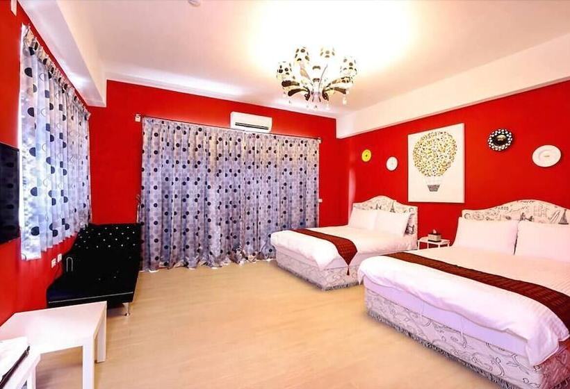 اتاق استاندارد چهار تخته, Locking B&b台東民宿