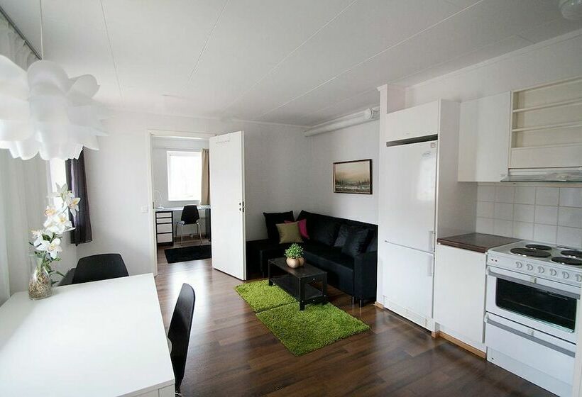 침실 2개 아파트, Hostel Hullu Poro