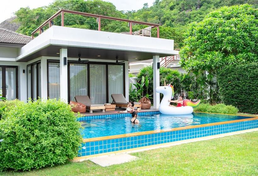 וילה עם חדר שינה אחד ובריכת שחיה, The Spirit Resort Hua Hin