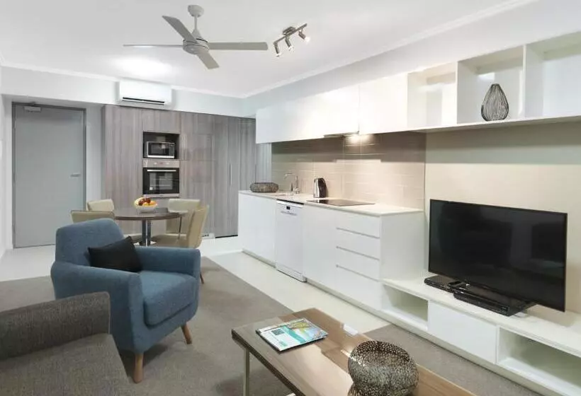 آپارتمان 1 خوابه, Oaks Mackay Carlyle Suites