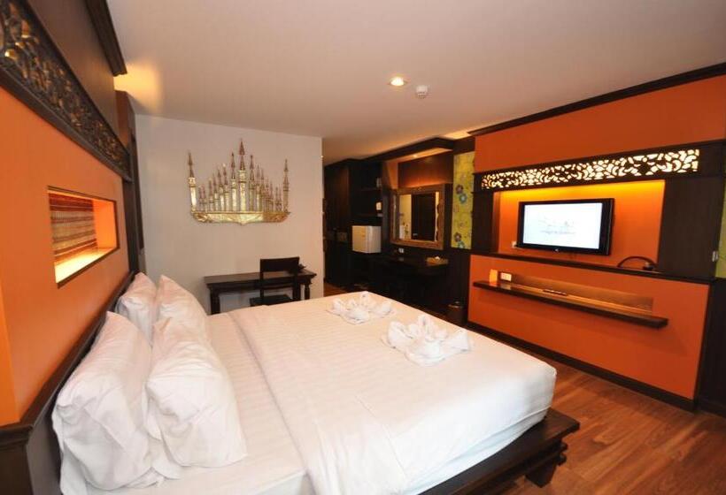 غرفة سوبيريور ذات إطلالة جانبية على البحر, Chalelarn Hotel Hua Hin