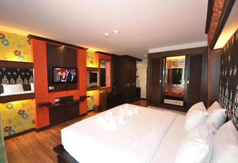 غرفة ديلوكس ذات إطلالة جانبية على البحر, Chalelarn Hotel Hua Hin