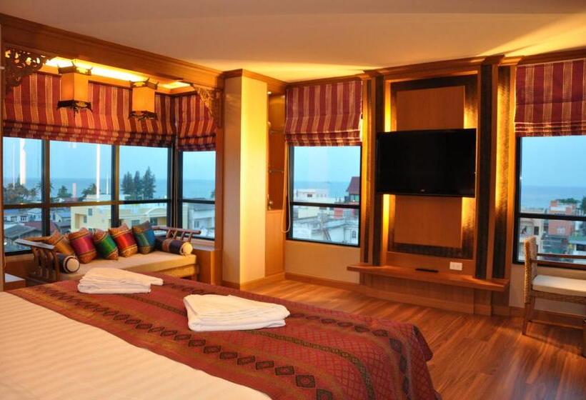 جناح ذو إطلالة جانبية على البحر, Chalelarn Hotel Hua Hin