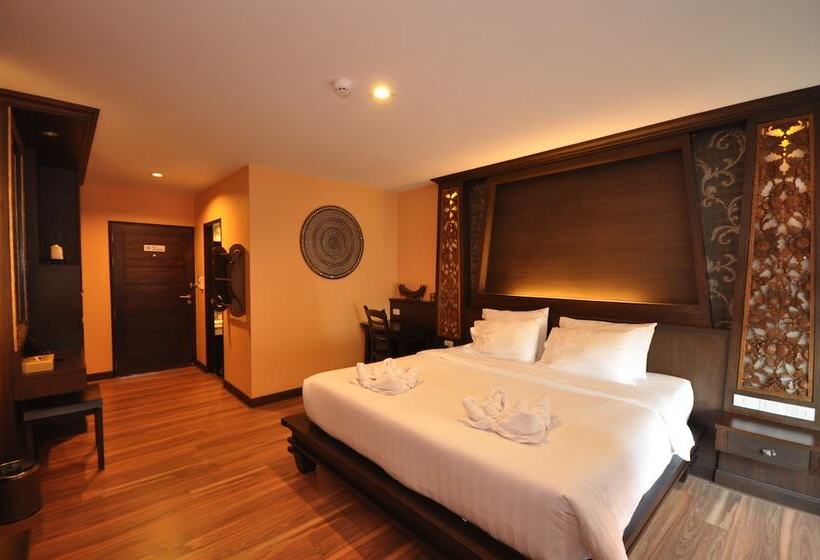 غرفة سوبيريور ذات إطلالة جانبية على البحر, Chalelarn Hotel Hua Hin