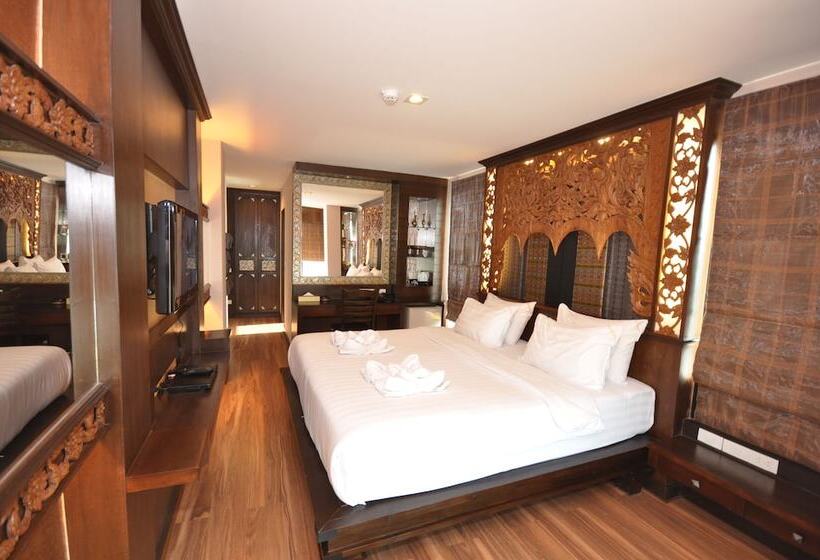 غرفة ديلوكس ذات إطلالة جانبية على البحر, Chalelarn Hotel Hua Hin