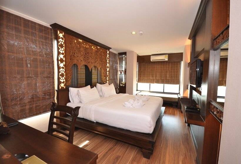 غرفة ديلوكس ذات إطلالة جانبية على البحر, Chalelarn Hotel Hua Hin