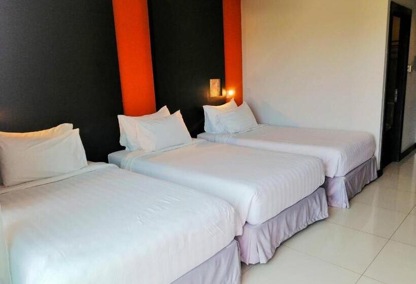 스탠다드 트리플 룸, Hub De Leaf @ Rayong