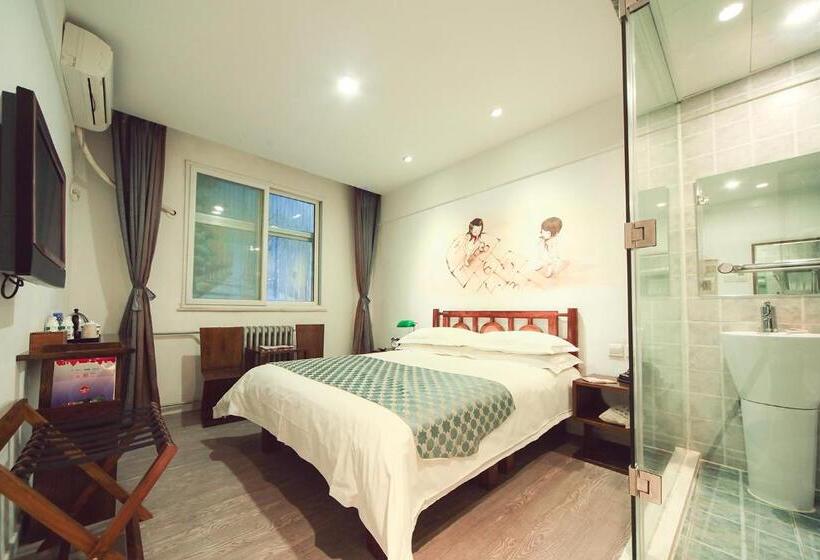 이코노미 룸, Time Traveller Hotel  Near Beijing Yonghe Lama Temple, Ghost Street, Beihai Park, Jingshan Park, Dru