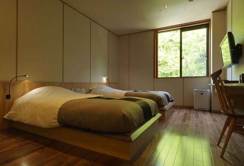 デラックスルーム, Niseko Konbu Onsen Tsuruga Moku No Sho