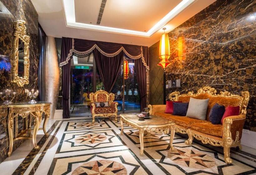 اتاق استاندارد با چشمانداز استخر, Mulan Motel Taipei