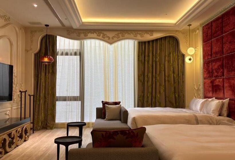 اتاق سوپریور چهار تخته, Mulan Motel Taipei