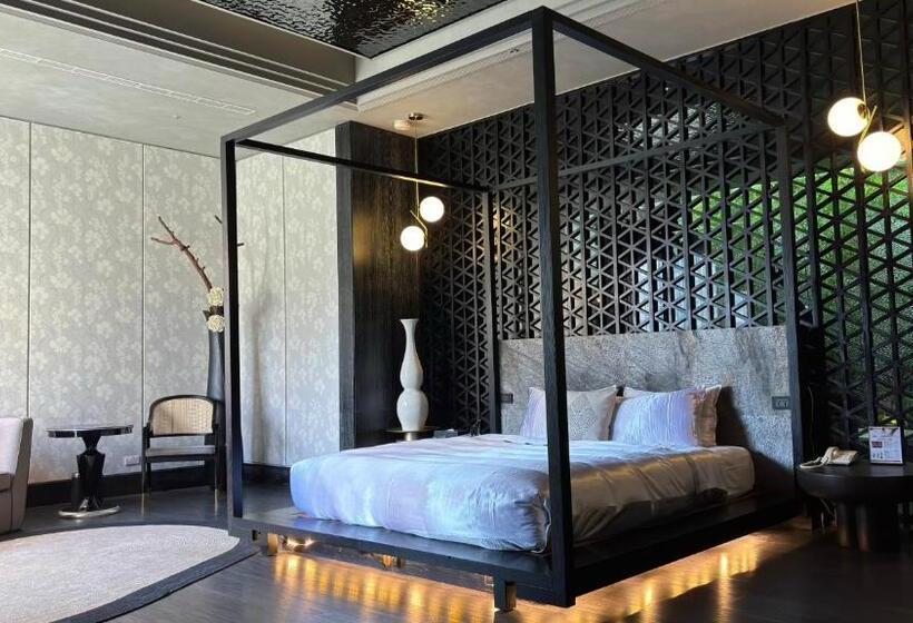 اتاق استاندارد با تخت دو نفره بزرگ, Mulan Motel Taipei