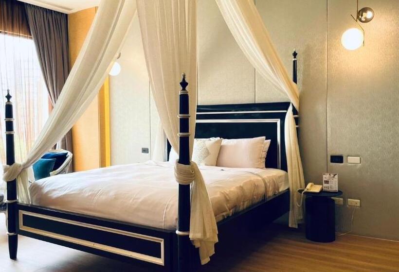 اتاق استاندارد با تخت دو نفره بزرگ, Mulan Motel Taipei