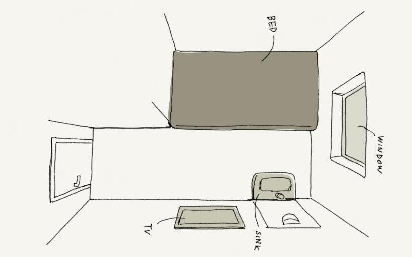 اتاق استاندارد یک تخته با سرویس بهداشتی مشترک, Piece Hostel Kyoto