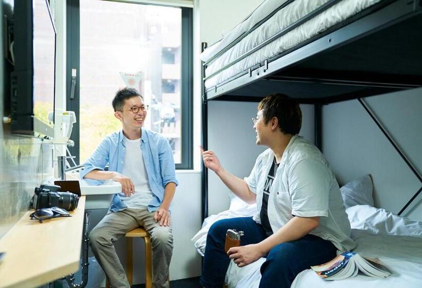 اتاق استاندارد با تختخواب دوطبقه و حمام مشترک, Piece Hostel Kyoto