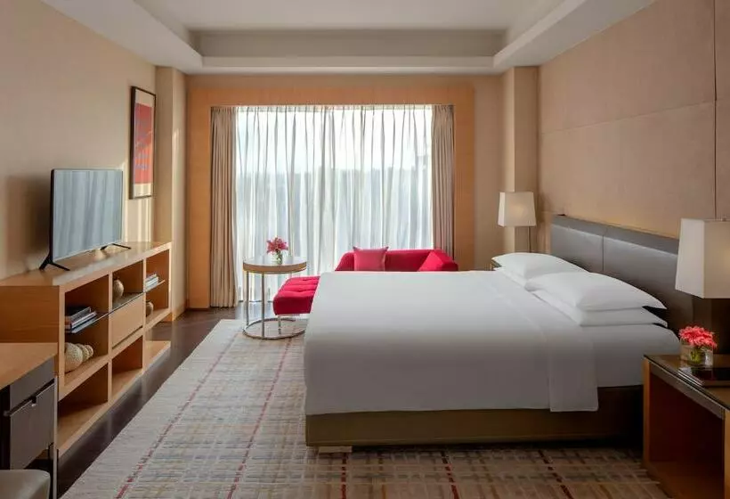 キングサイズベッドのスタンダードルーム, Hyatt Regency Chandigarh