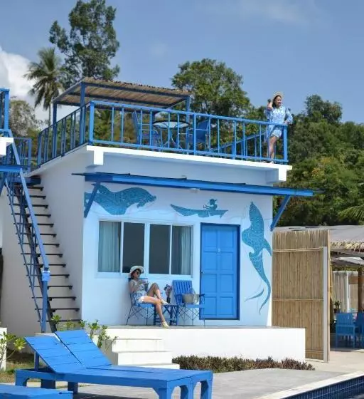 ویلای 1 خوابه با چشم‌انداز دریا, Three Trees Samui Resort   Sarocha Villa