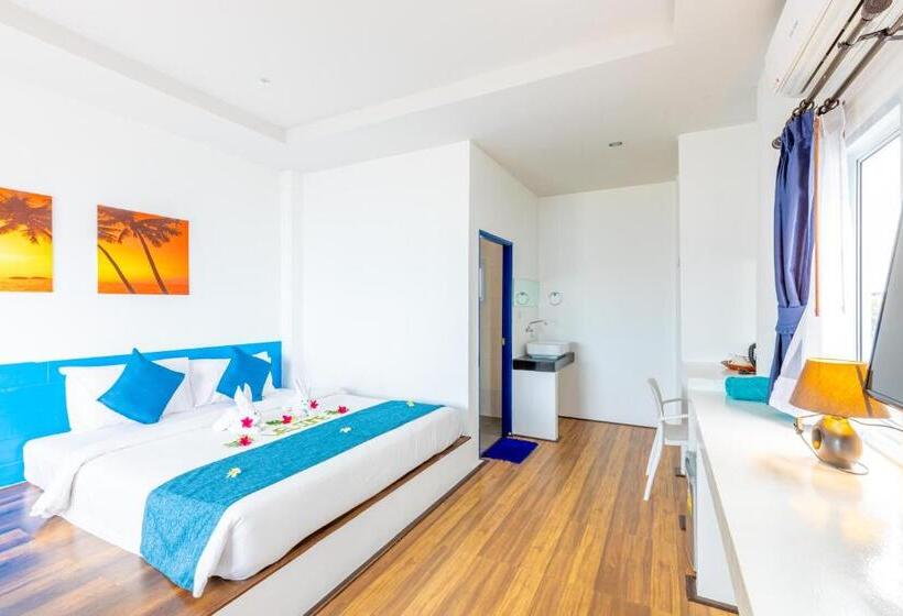 וילת חדר שינה 1 עם נוף לים, Three Trees Samui Resort   Sarocha Villa