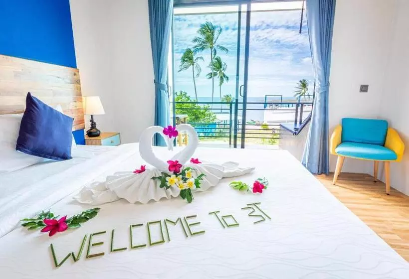 اتاق لوکس با تخت بزرگ, Three Trees Samui Resort   Sarocha Villa