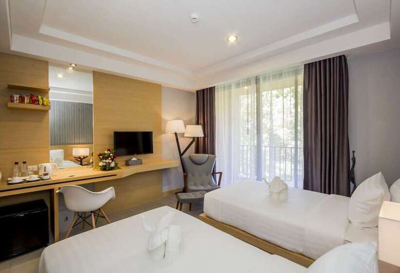 발코니 디럭스 룸, Apple A Day Resort Krabi, Ao Nang Beach   Sha Extra Plus