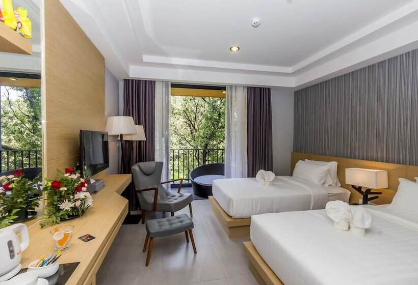 발코니 디럭스 룸, Apple A Day Resort Krabi, Ao Nang Beach   Sha Extra Plus