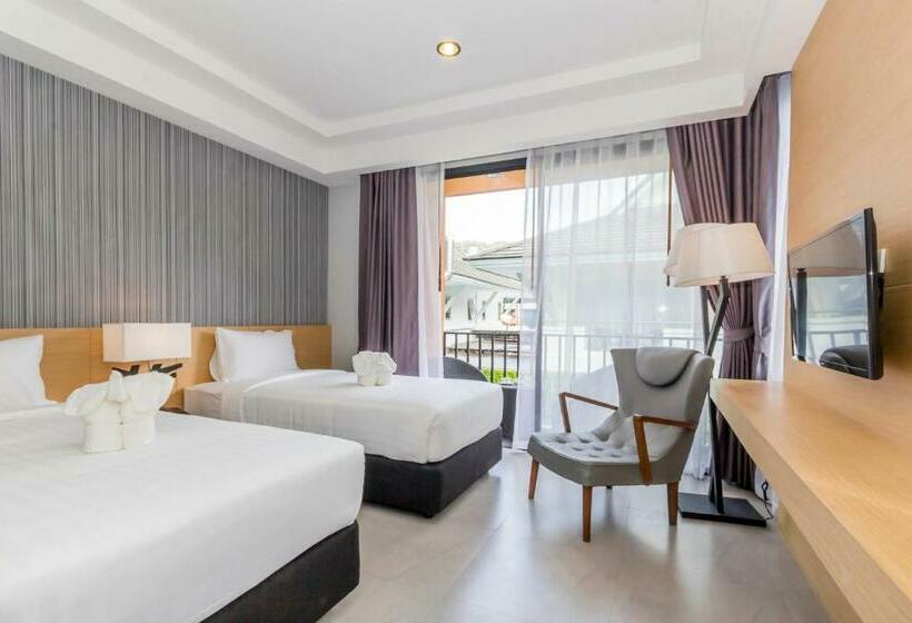 발코니 디럭스 룸, Apple A Day Resort Krabi, Ao Nang Beach Sha Extra Plus