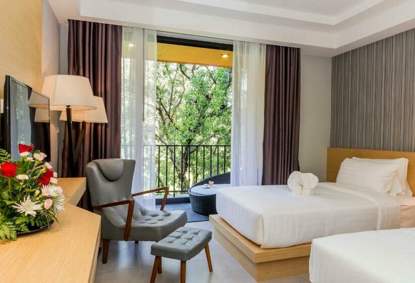 발코니 디럭스 룸, Apple A Day Resort Krabi, Ao Nang Beach Sha Extra Plus